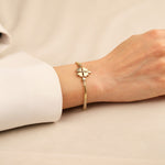 Yonca Balık Sırtı 14 Ayar Altın Bileklik - Nur Kuyumculuk